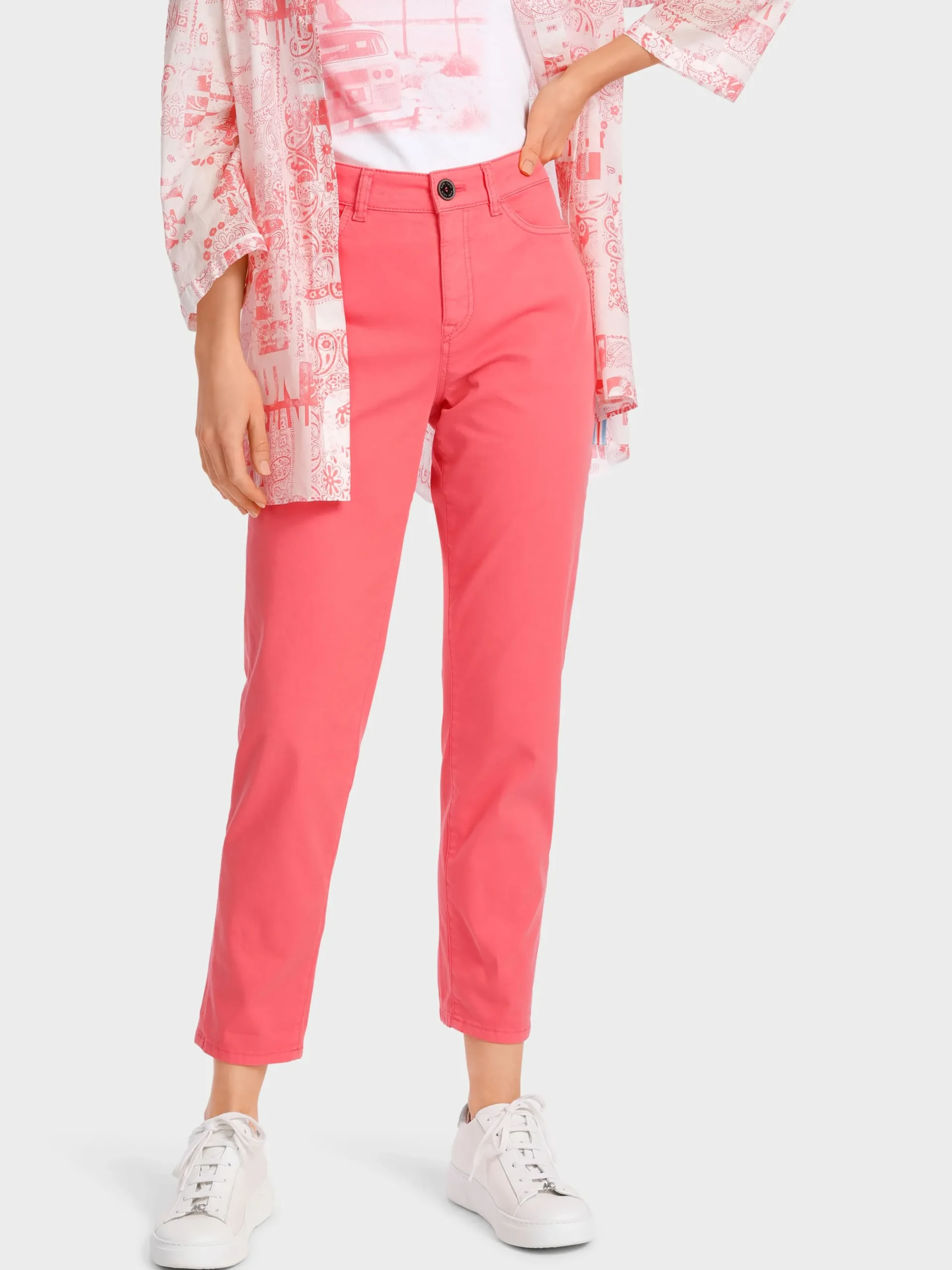 Marc Cain Hosen-MODELL RAIPUR IM RELAXED FIT light neon red
