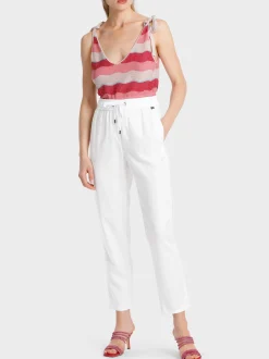 Marc Cain Hosen-MODELL RIVERA – HOSE “RETHINK TOGETHER” white