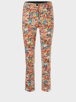 Marc Cain Hosen-MODELL SYDNEY IM FLORALEN MUSTER redlight