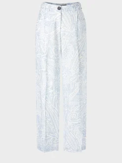 Marc Cain Hosen-MODELL WASCO – HOSE MIT PAISLEYMUSTER soft summer sky