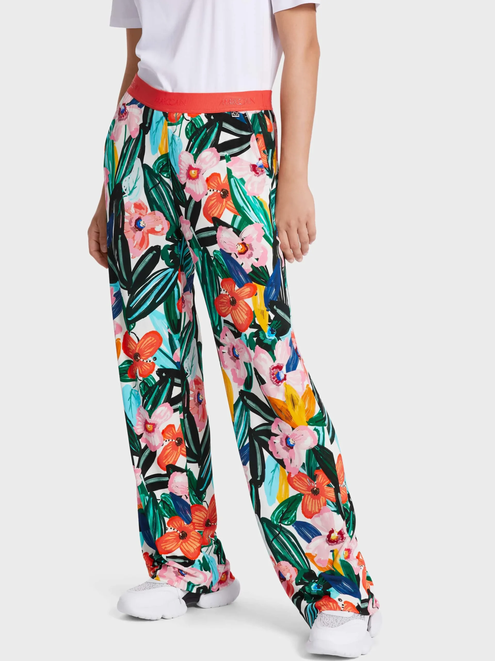 Marc Cain Hosen-MODELL WASHINGTON AUS VISKOSE-MIX deep coral
