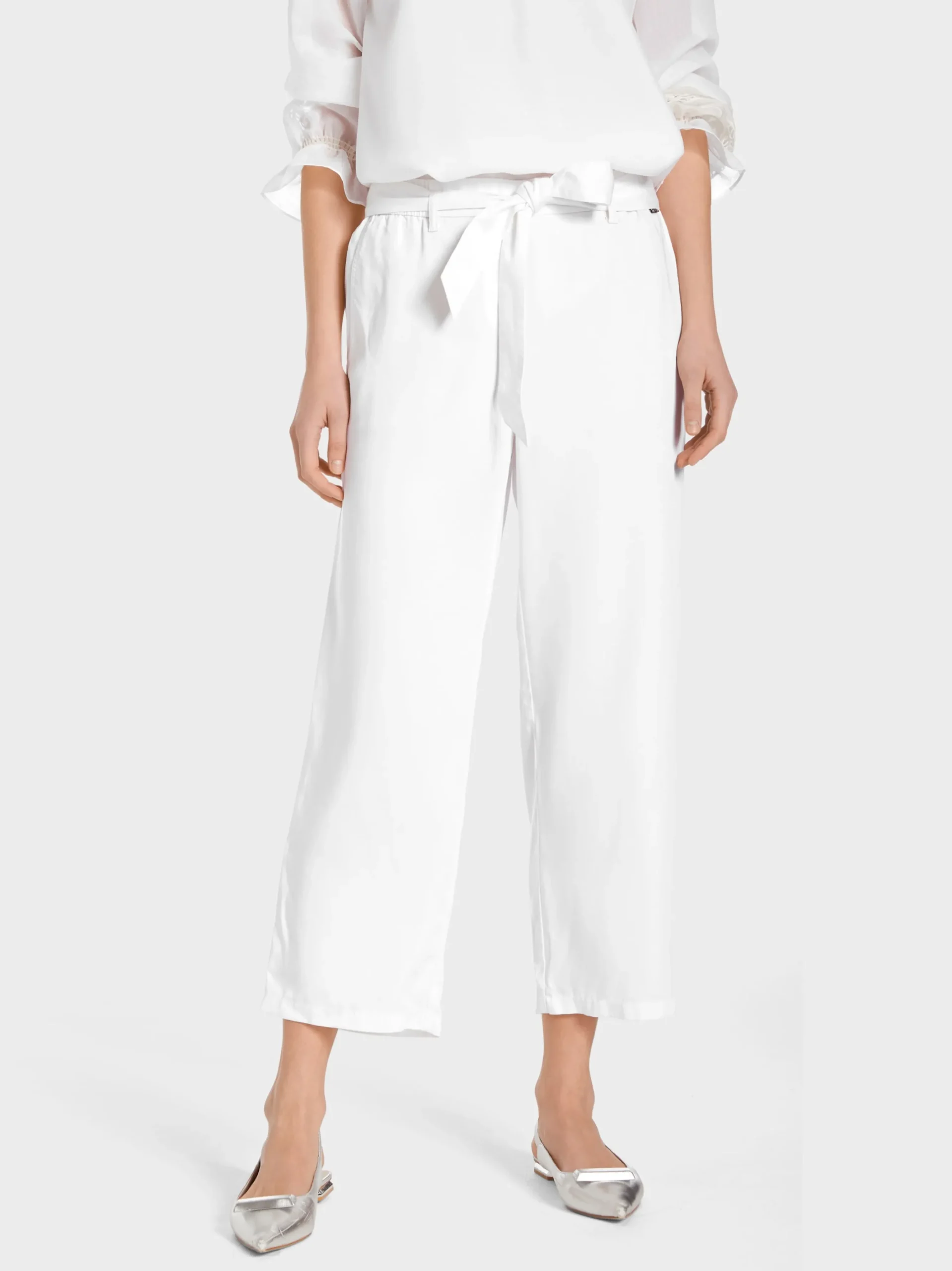 Marc Cain Hosen-MODELL WASHINGTON „RETHINK TOGETHER“ white