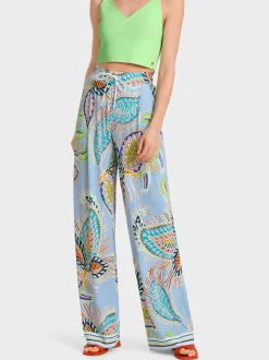 Marc Cain Hosen-MODELL WEDI – BUNDFALTENHHOSE deep summer sky