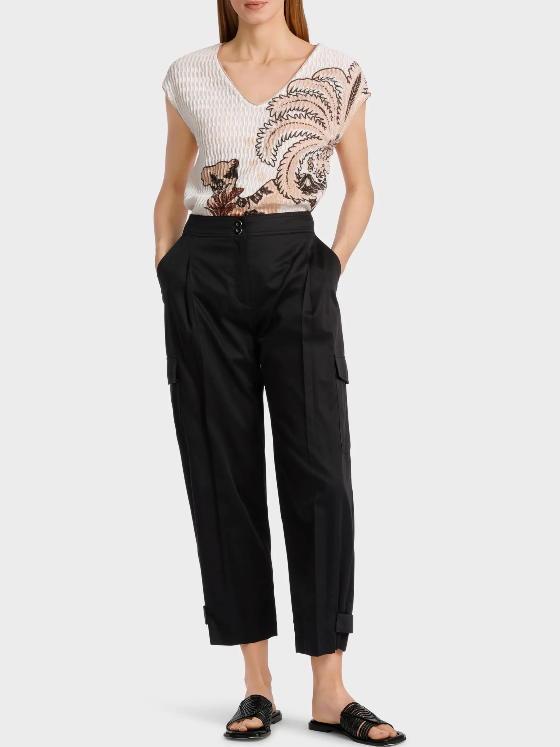 Marc Cain Hosen-MODELL WELS – TRENDY CARGOHOSE black