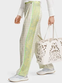 Marc Cain Hosen-MODELL WICHITA – HOSE IM MUSTERMIX soft pistachio