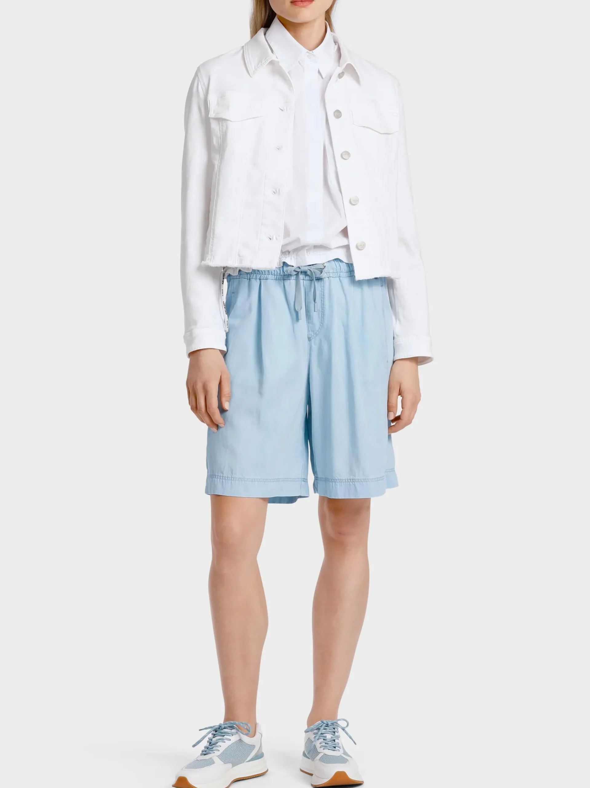 Marc Cain Hosen-MODELL WITTEN – HOSE “RETHINK TOGETHER” baby blue