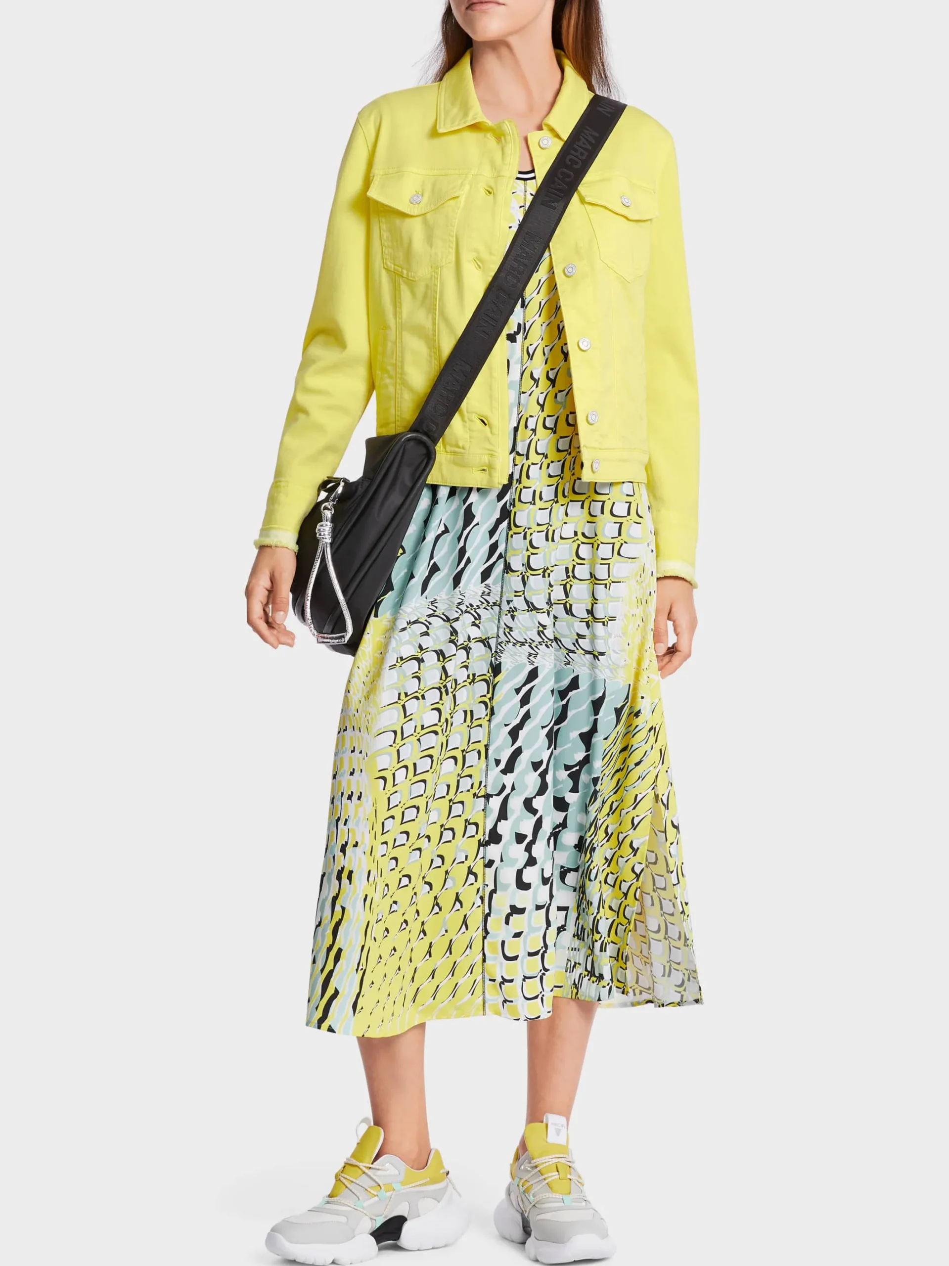 Marc Cain Jacken-MODISCHE JEANSJACKE "RETHINK TOGETHER" soft limeade