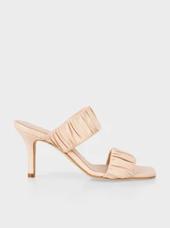 Marc Cain Schuhe-MULES MIT GESMOKTEN RIEMEN soft rose