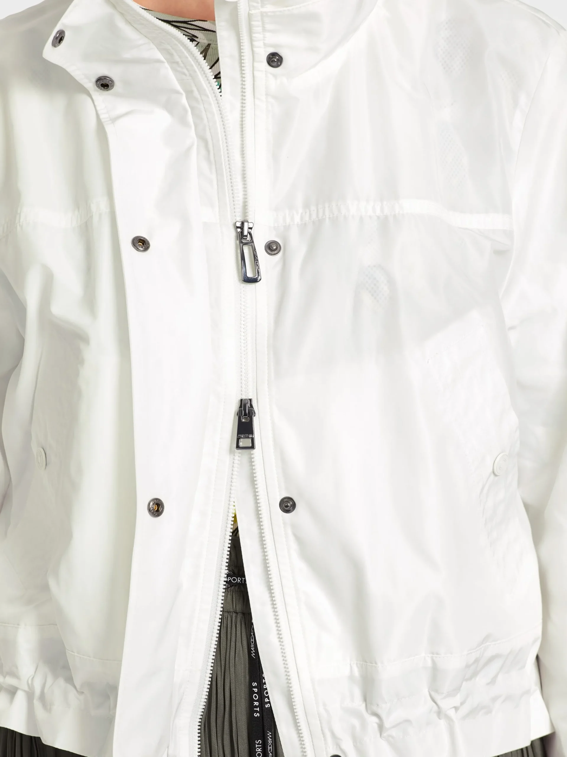 Marc Cain Mäntel & Outdoorjacken-OUTDOORJACKE MIT HOHEM STEHKRAGEN off-white