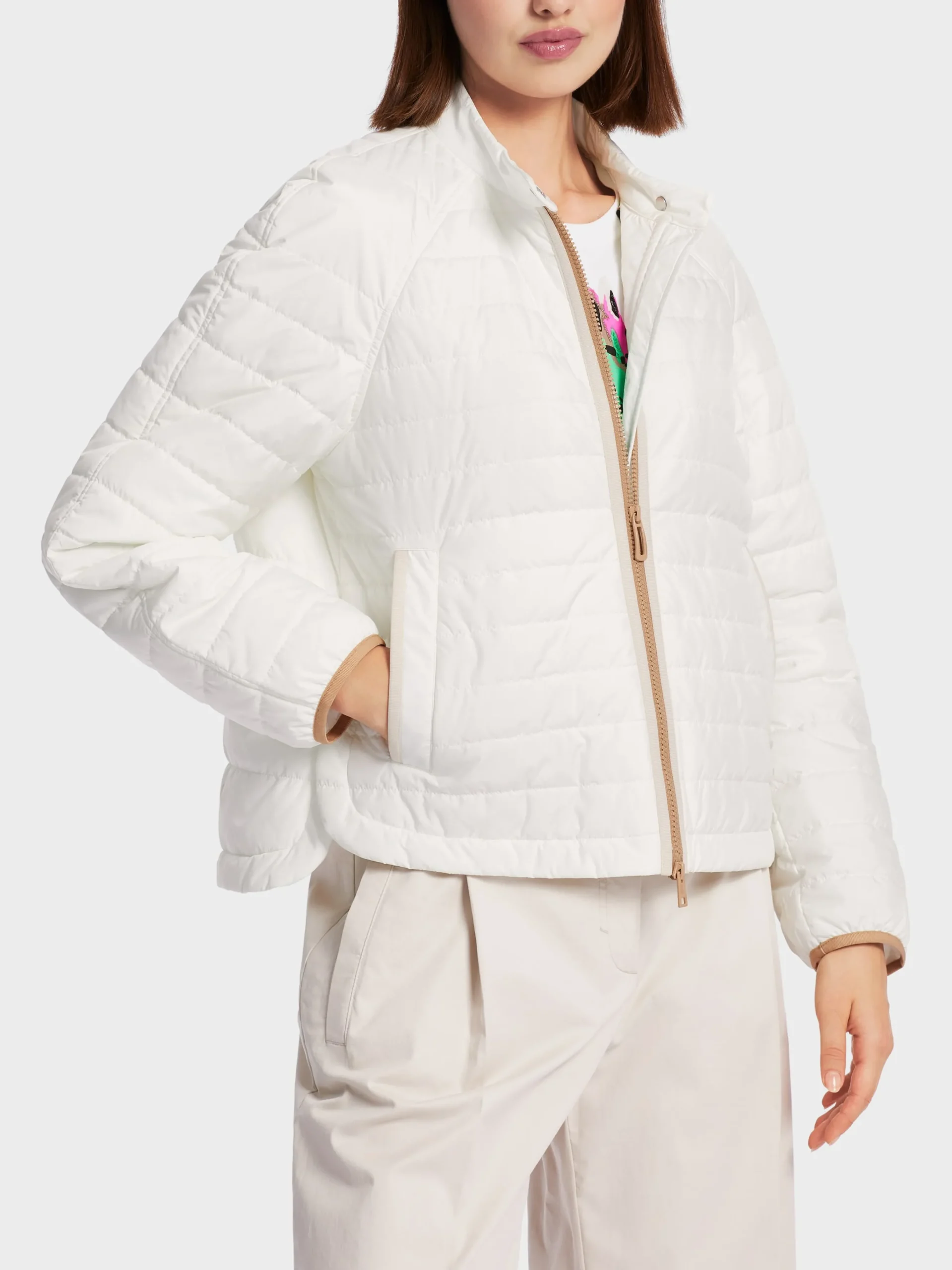 Marc Cain Mäntel & Outdoorjacken-OUTDOORJACKE "RETHINK TOGETHER" off-white