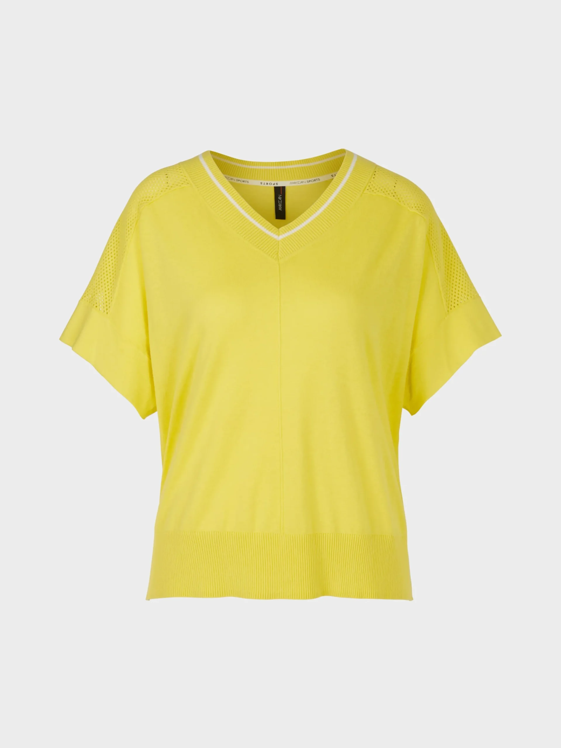 Marc Cain Pullover & Sweatshirts|Strick-OVERSIZED SWEATER AUS FEINSTRICK soft limeade