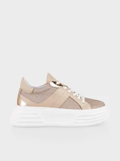 Marc Cain Schuhe-PLATEAU-SNEAKER soft moon rock