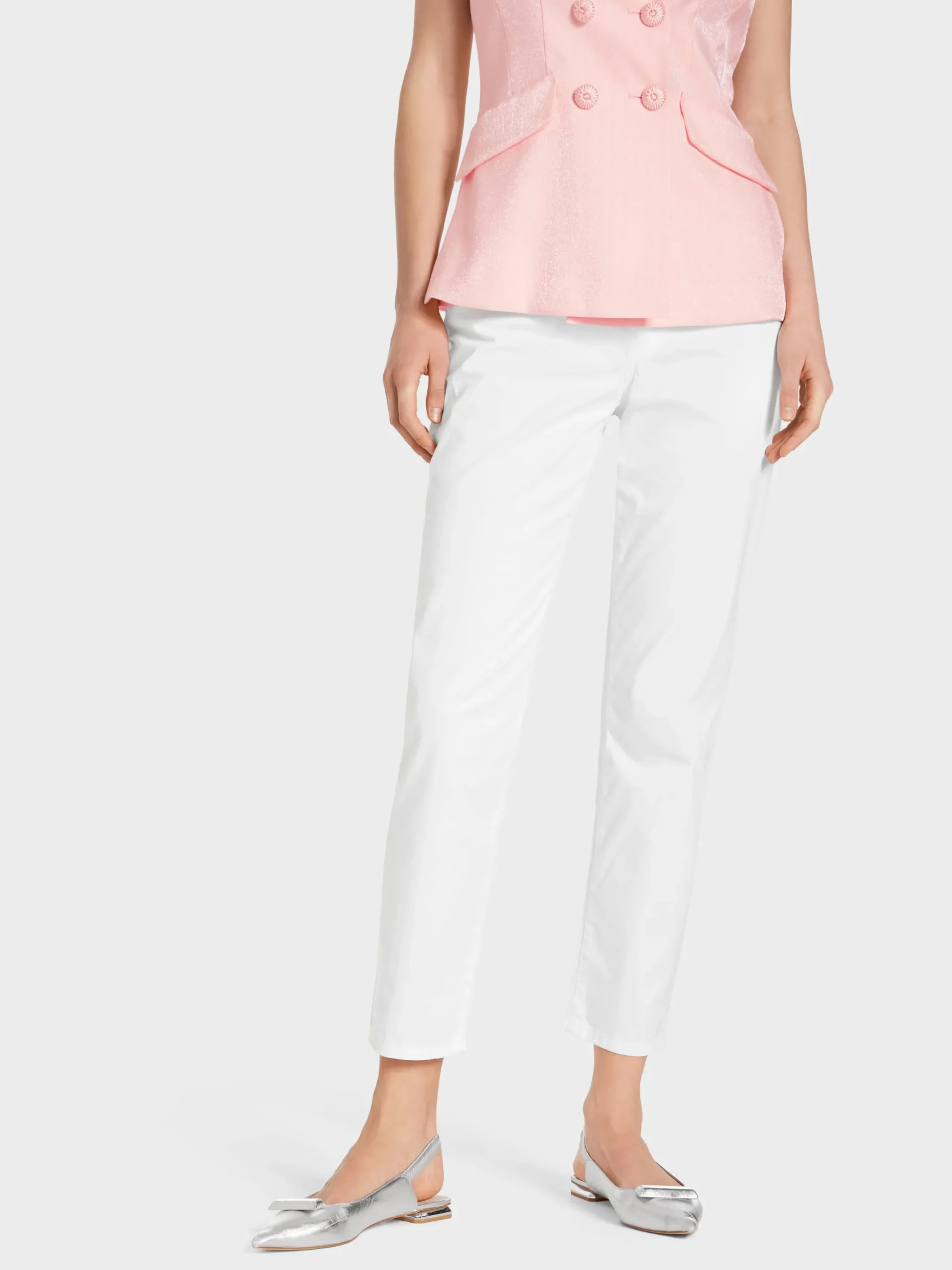 Marc Cain Hosen-5-POCKET-HOSE SILEA – 7/8-LANG white