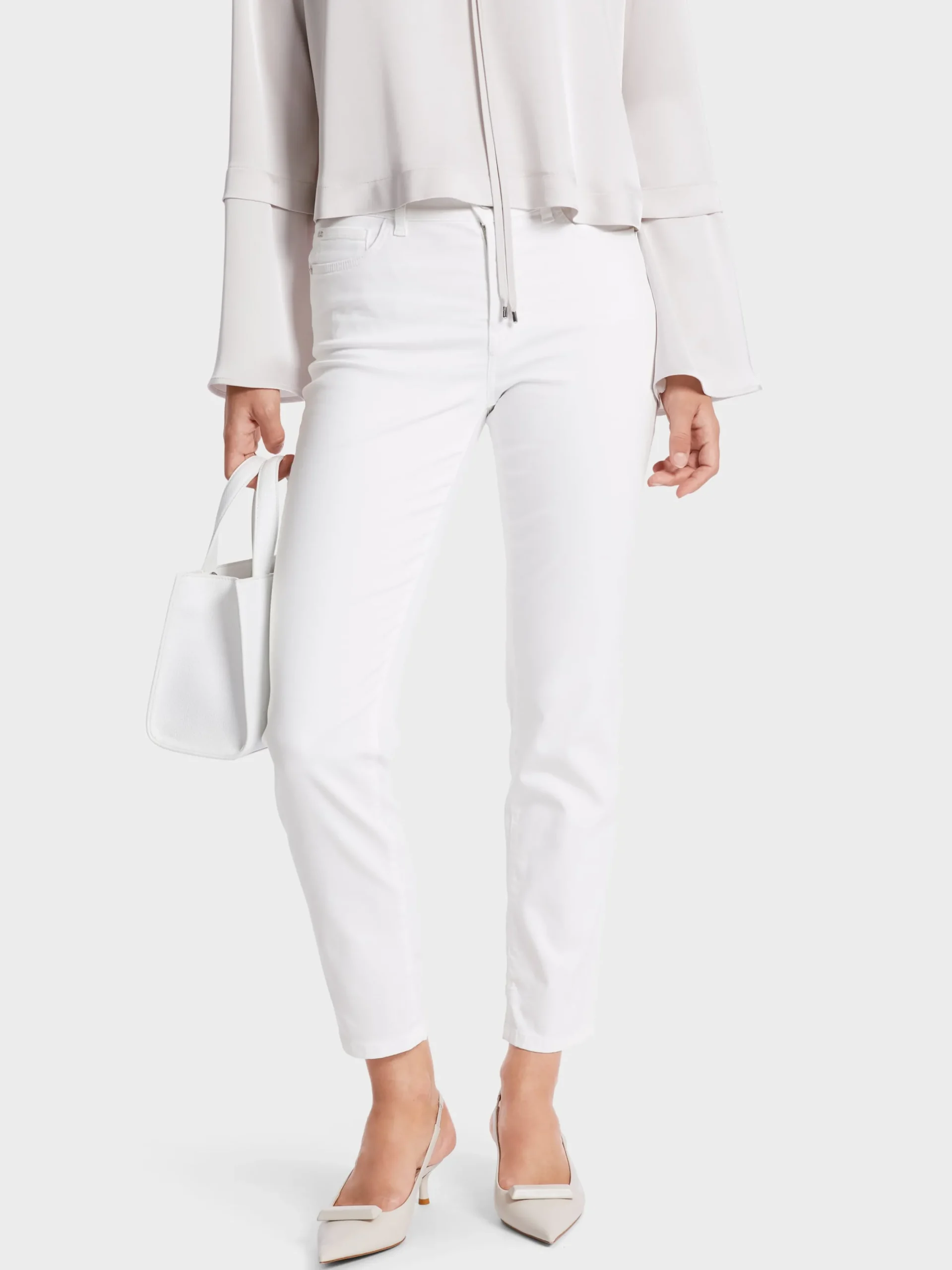 Marc Cain Hosen-5-POCKET-HOSE SILEA – 7/8-LANG white