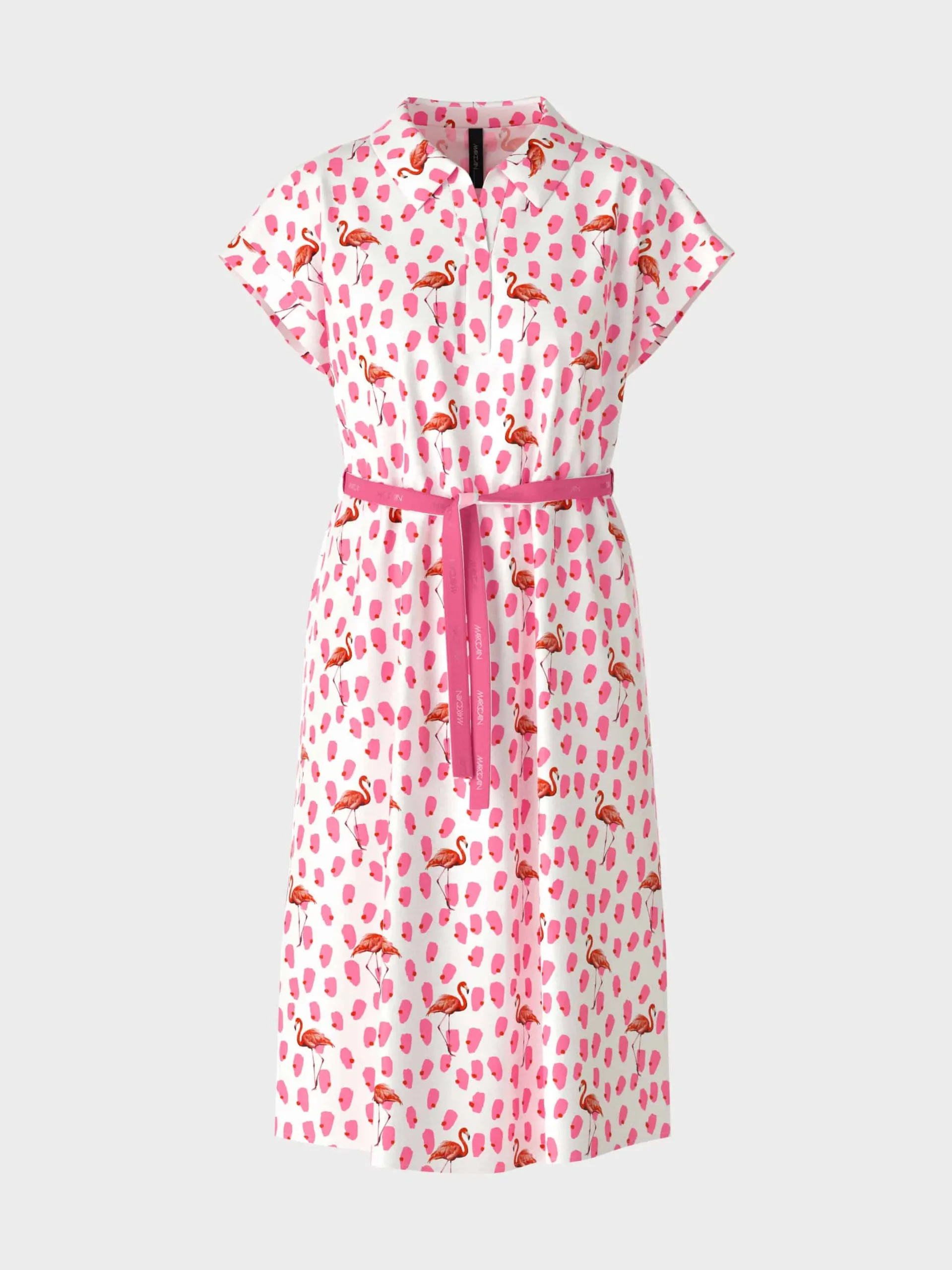 Marc Cain Kleider-POLOKLEID MIT FLAMINGOPRINT lip gloss