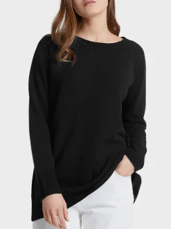 Marc Cain Strick-PULLOVER 100 % MADE IN GERMANY black
