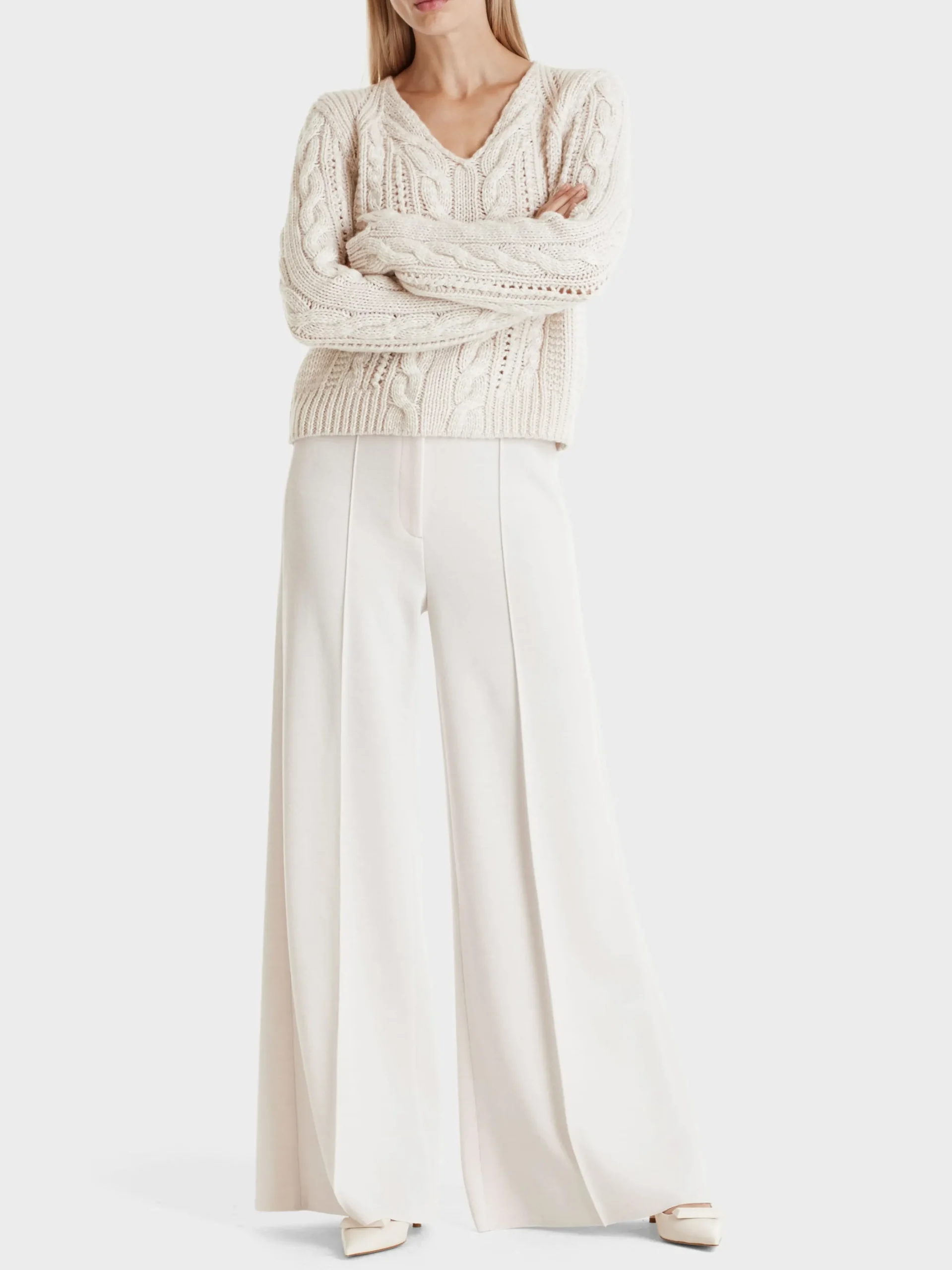 Marc Cain Strick|Pullover & Sweatshirts-PULLOVER KNITTED IN GERMANY smoke
