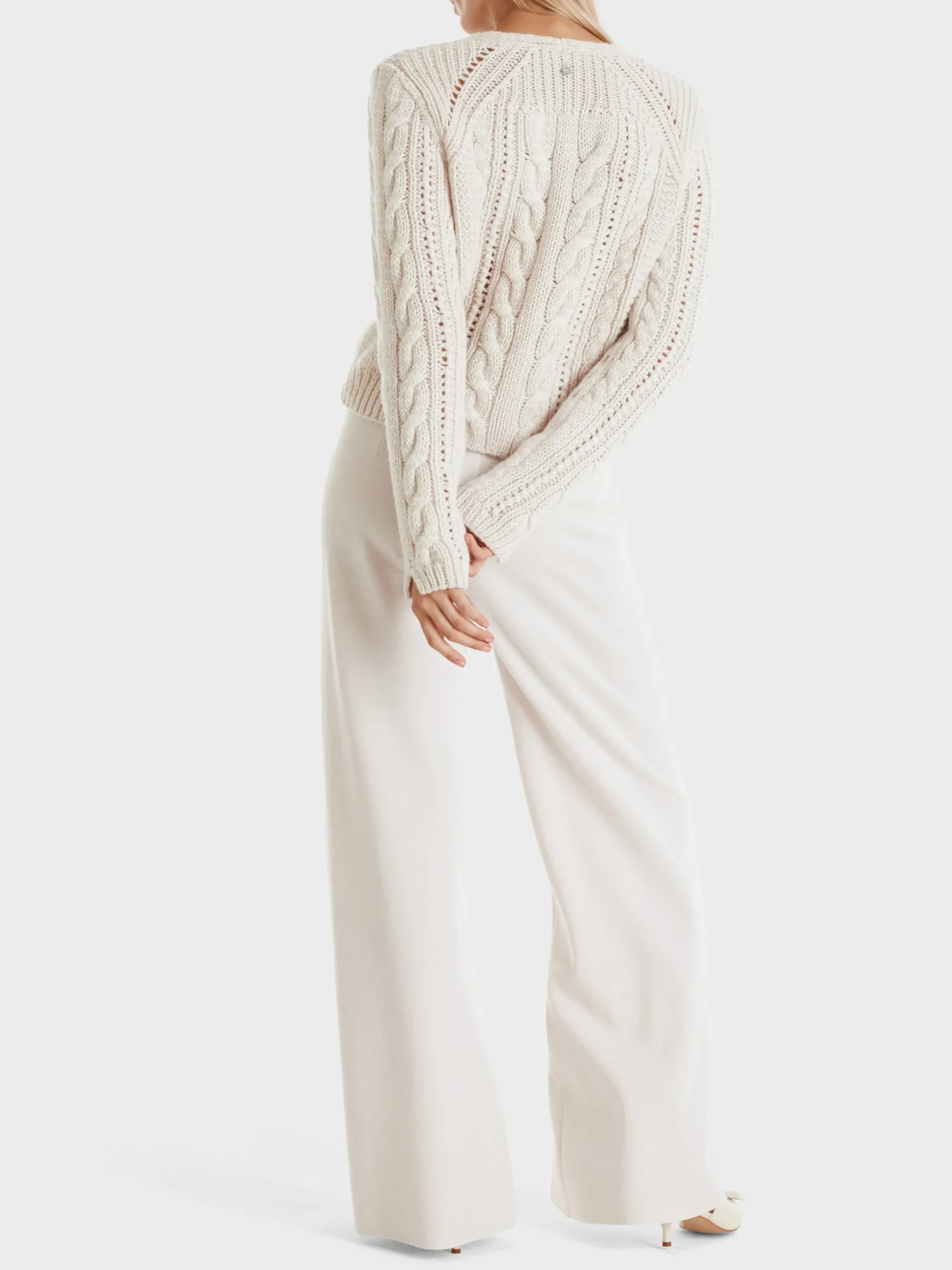 Marc Cain Strick|Pullover & Sweatshirts-PULLOVER KNITTED IN GERMANY smoke