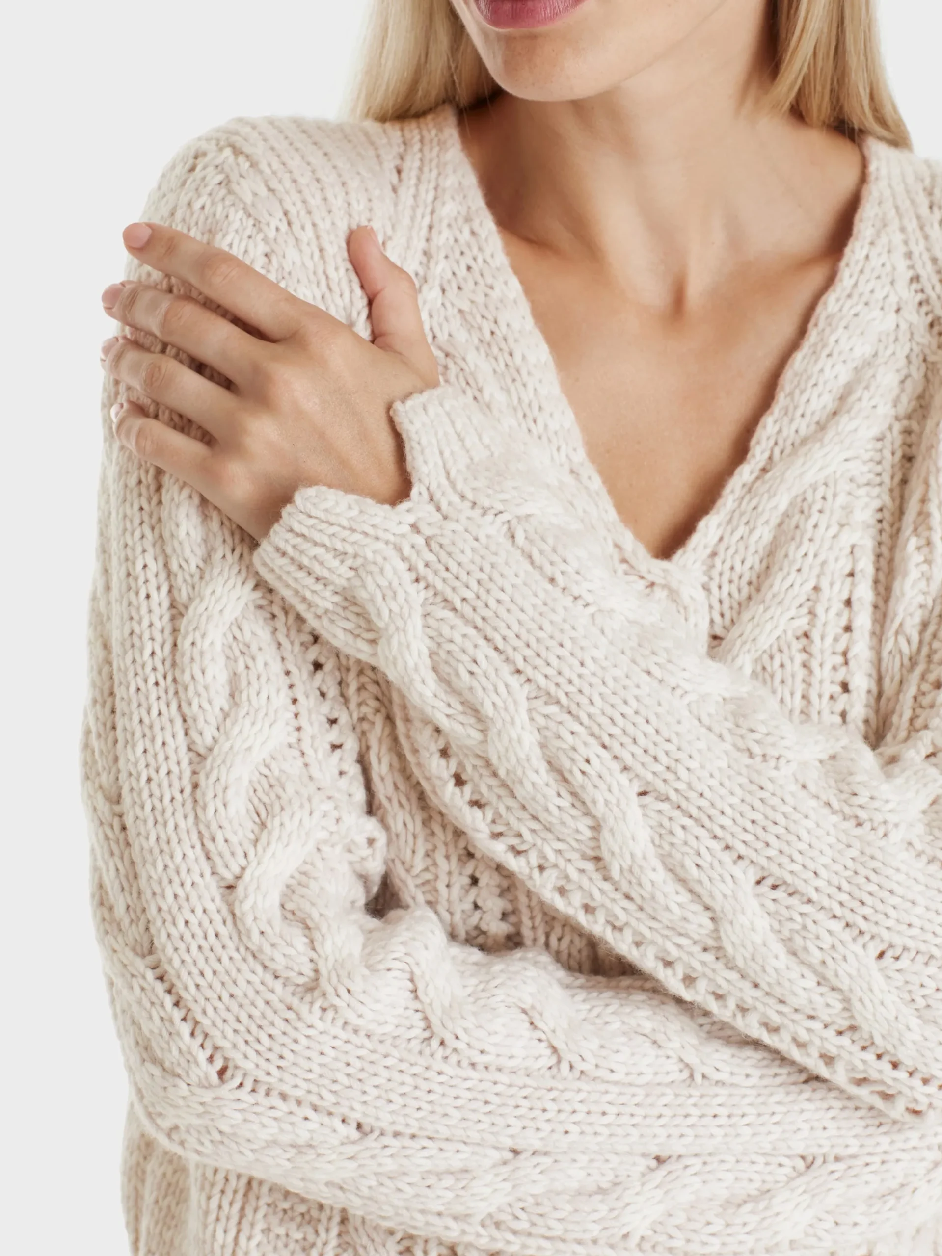 Marc Cain Strick|Pullover & Sweatshirts-PULLOVER KNITTED IN GERMANY smoke