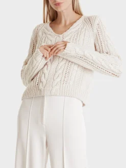 Marc Cain Strick|Pullover & Sweatshirts-PULLOVER KNITTED IN GERMANY smoke