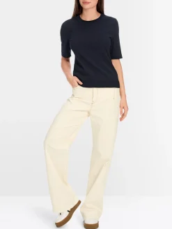Marc Cain Strick-PULLOVER "RETHINK TOGETHER" midnight blue