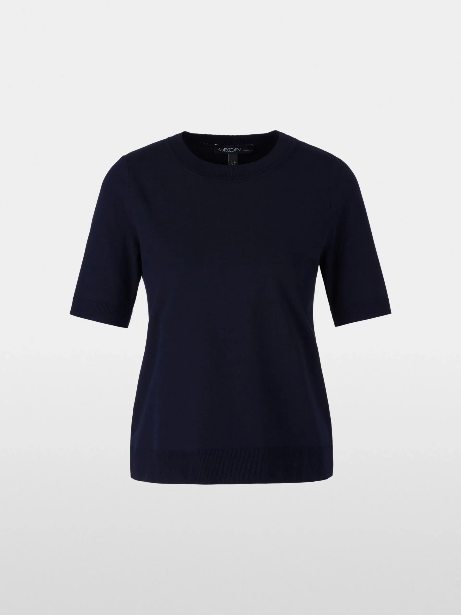 Marc Cain Strick-PULLOVER "RETHINK TOGETHER" midnight blue