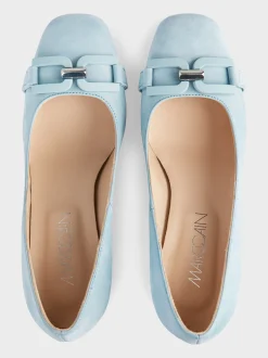 Marc Cain Schuhe-PUMPS IN RAULEDER „RETHINK TOGETHER” soft summer sky