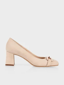 Marc Cain Schuhe-PUMPS IN RAULEDER „RETHINK TOGETHER” soft rose