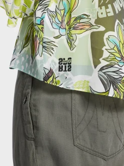 Marc Cain Blusen & Tuniken-RAGLANBLUSE AUS VISKOSECRÊPE soft sage