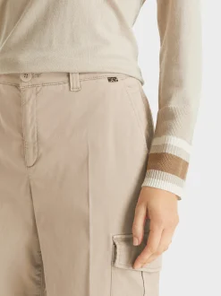 Marc Cain Hosen-RETHINK TOGETHER – CARGOHOSE RANGUN light stone