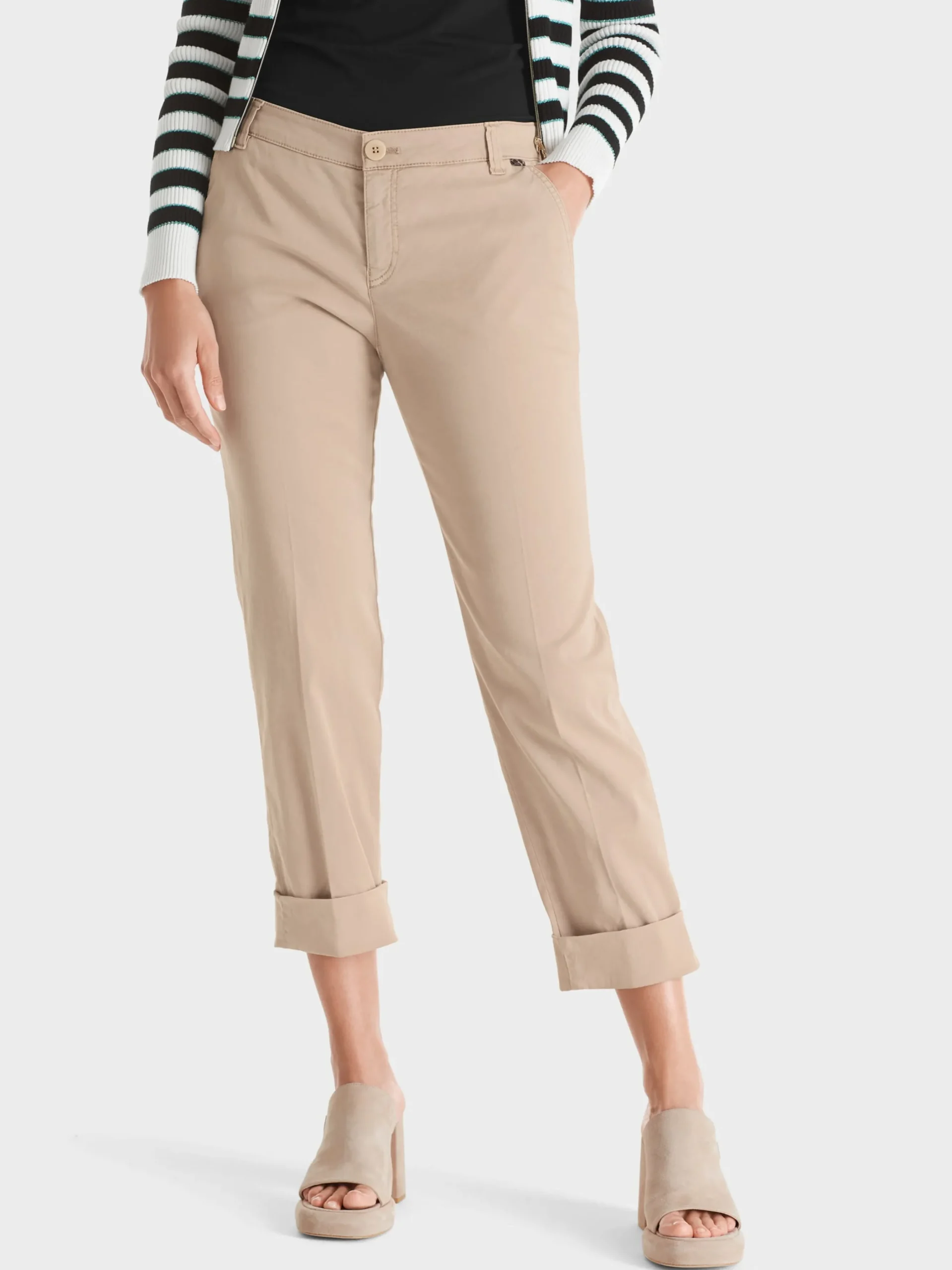 Marc Cain Hosen-RETHINK TOGETHER – HOSE RISHRA light stone