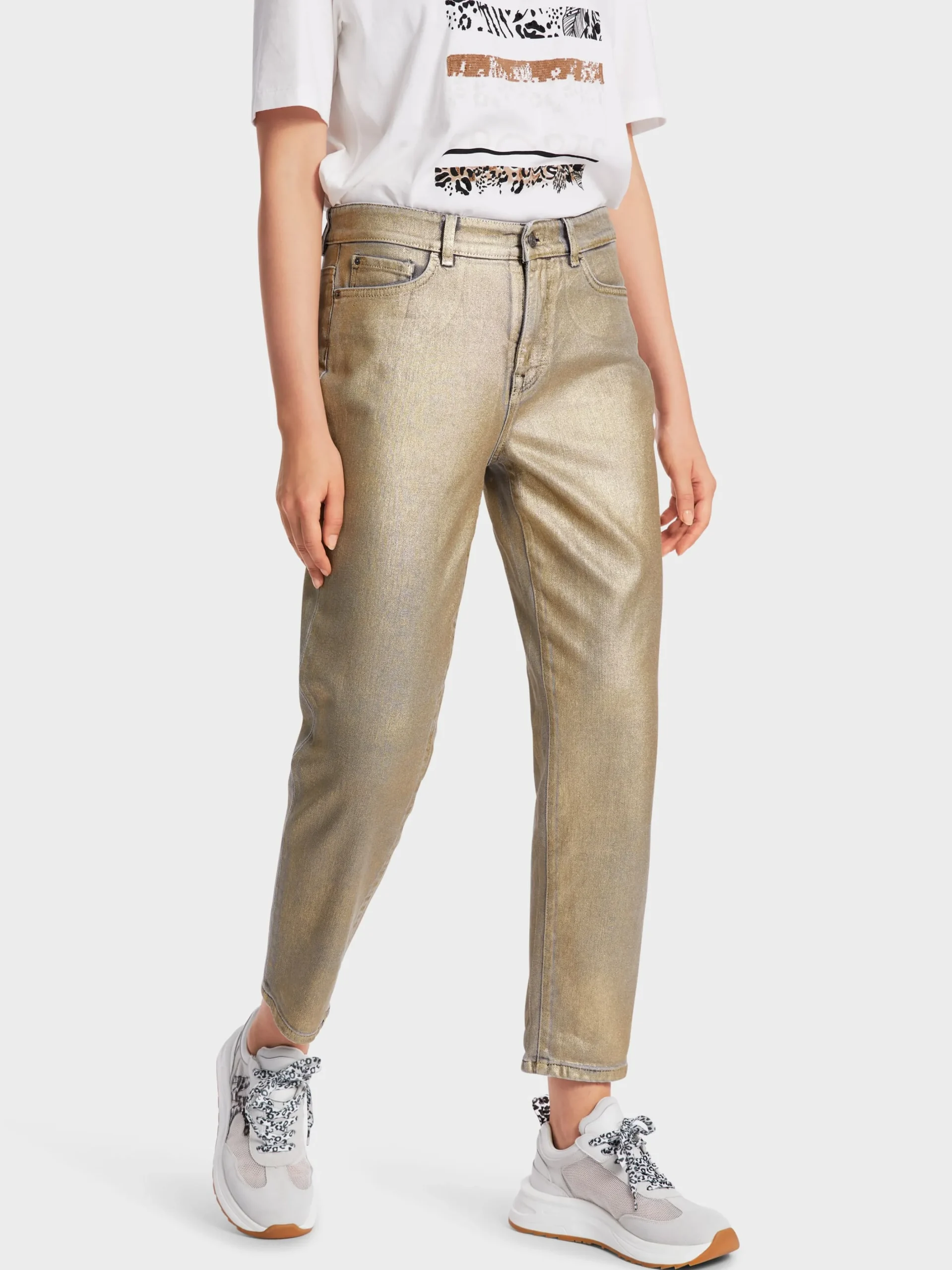 Marc Cain Jeans-"RETHINK TOGETHER" HOSE RAIPUR gold