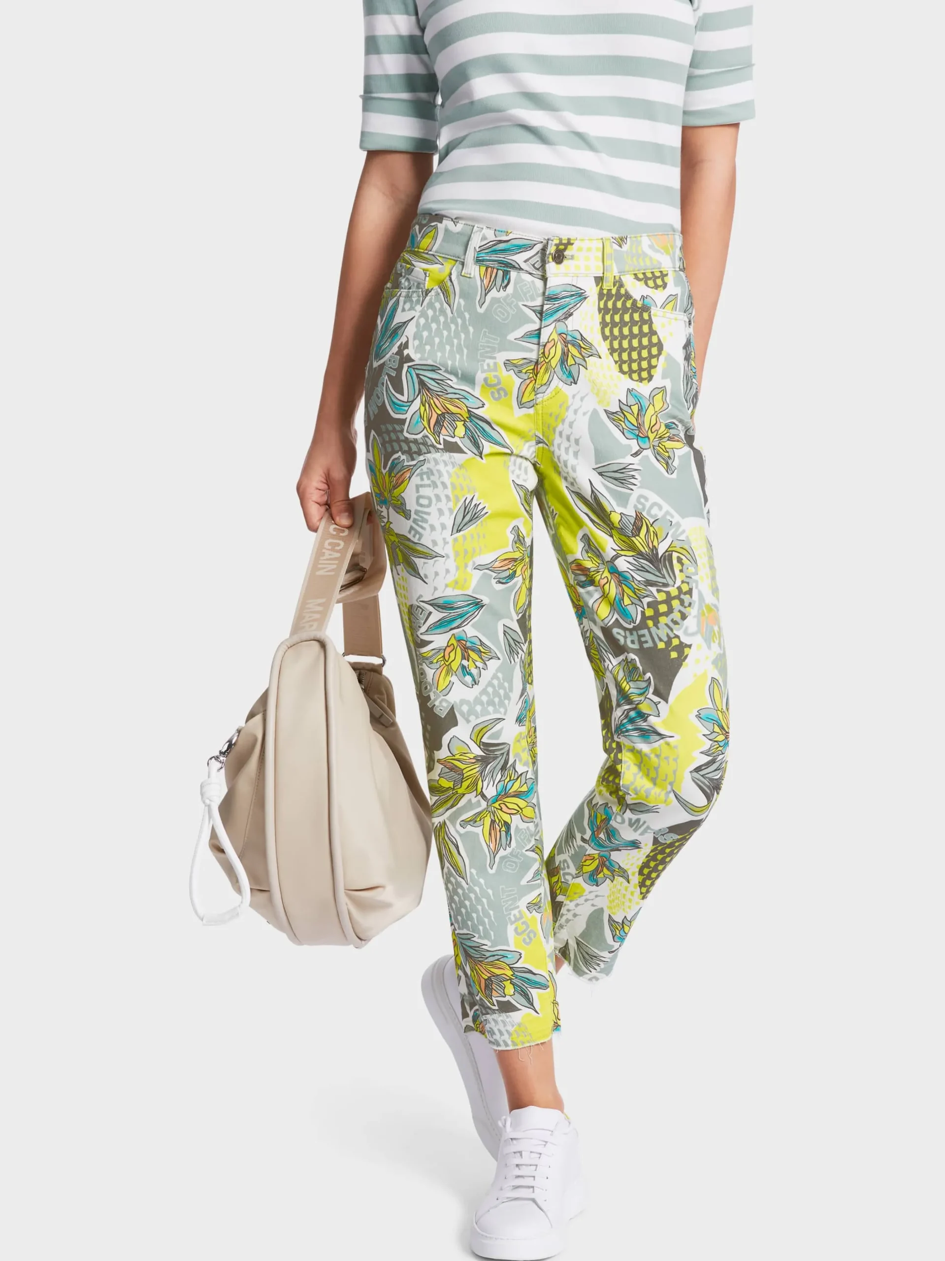 Marc Cain Jeans-"RETHINK TOGETHER" HOSE RAIPUR soft sage
