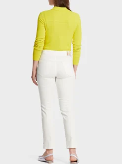 Marc Cain Jeans-"RETHINK TOGETHER" HOSE SILEA off-white