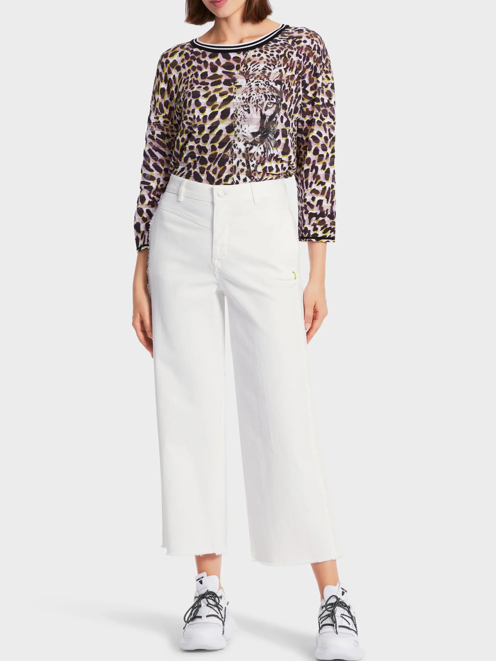 Marc Cain Jeans-"RETHINK TOGETHER" HOSE WYLIE off-white