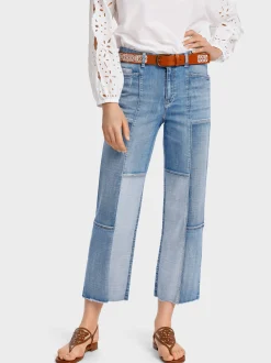 Marc Cain Jeans-“RETHINK TOGETHER” JEANS MODELL WYLIE blue Denim