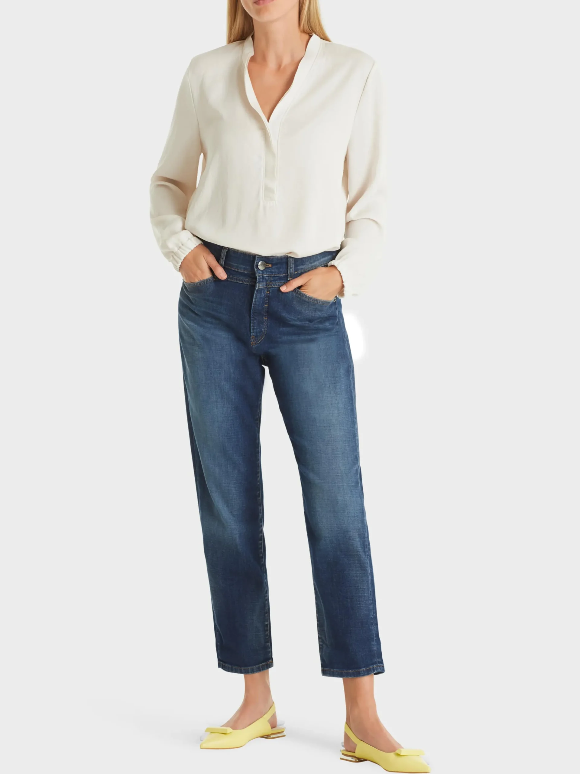 Marc Cain Jeans-"RETHINK TOGETHER" JEANS RIAD blue Denim