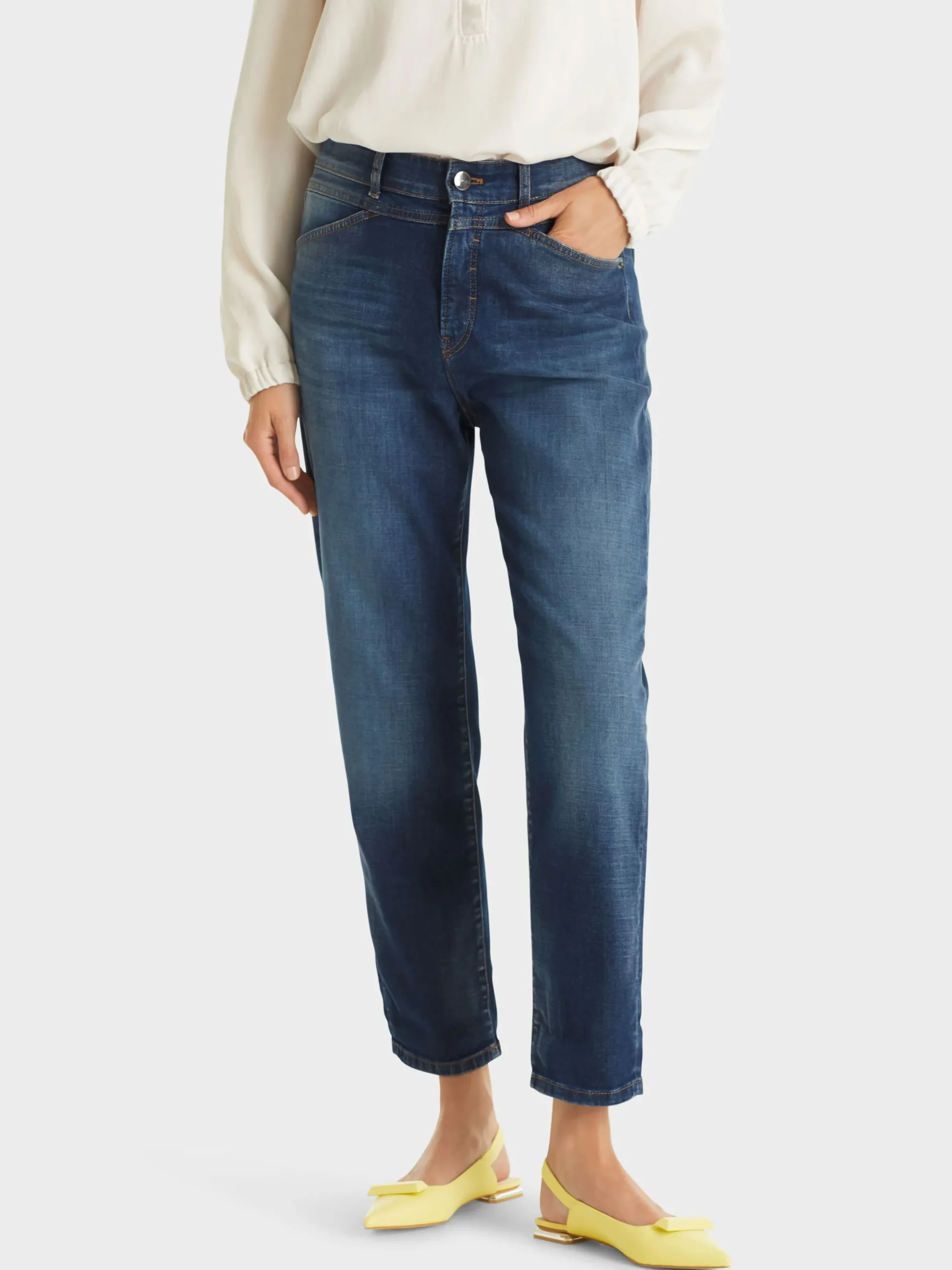 Marc Cain Jeans-"RETHINK TOGETHER" JEANS RIAD blue Denim