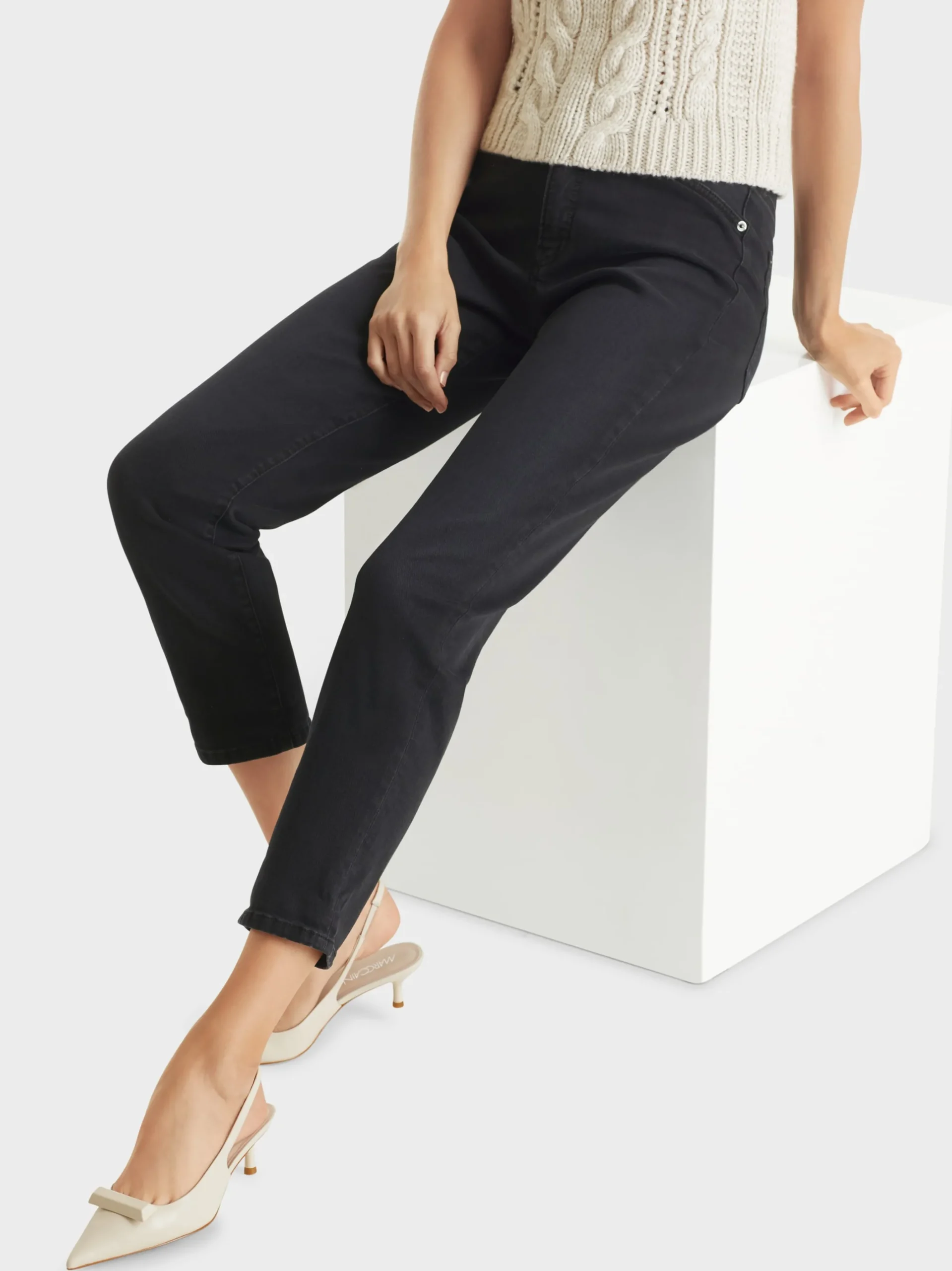 Marc Cain Jeans-"RETHINK TOGETHER" JEANS RIAD anthrazit