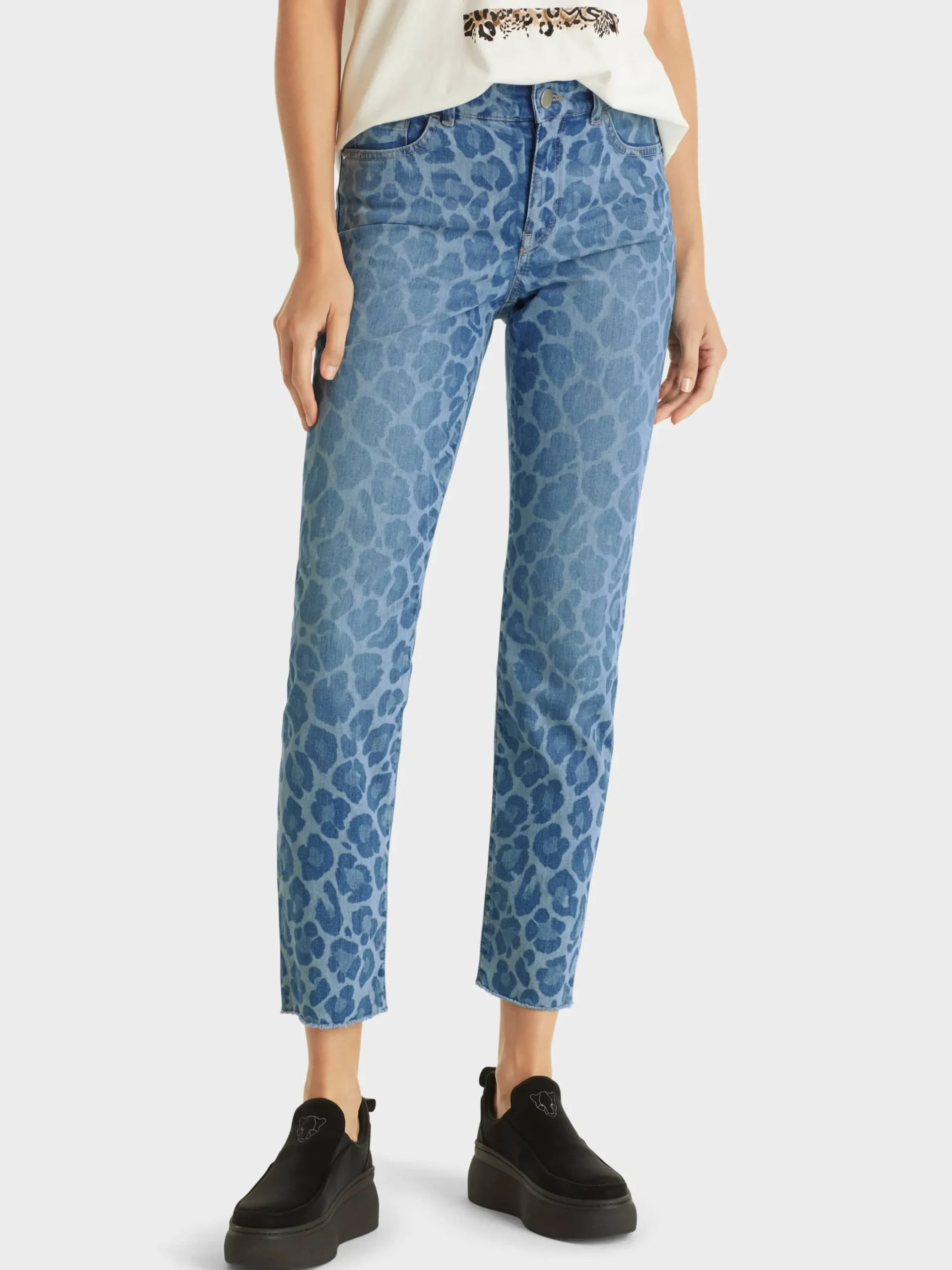 Marc Cain Jeans-"RETHINK TOGETHER" JEANS SILEA blue Denim