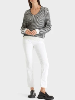 Marc Cain Jeans-„RETHINK TOGETHER“ JEANS SIENA white