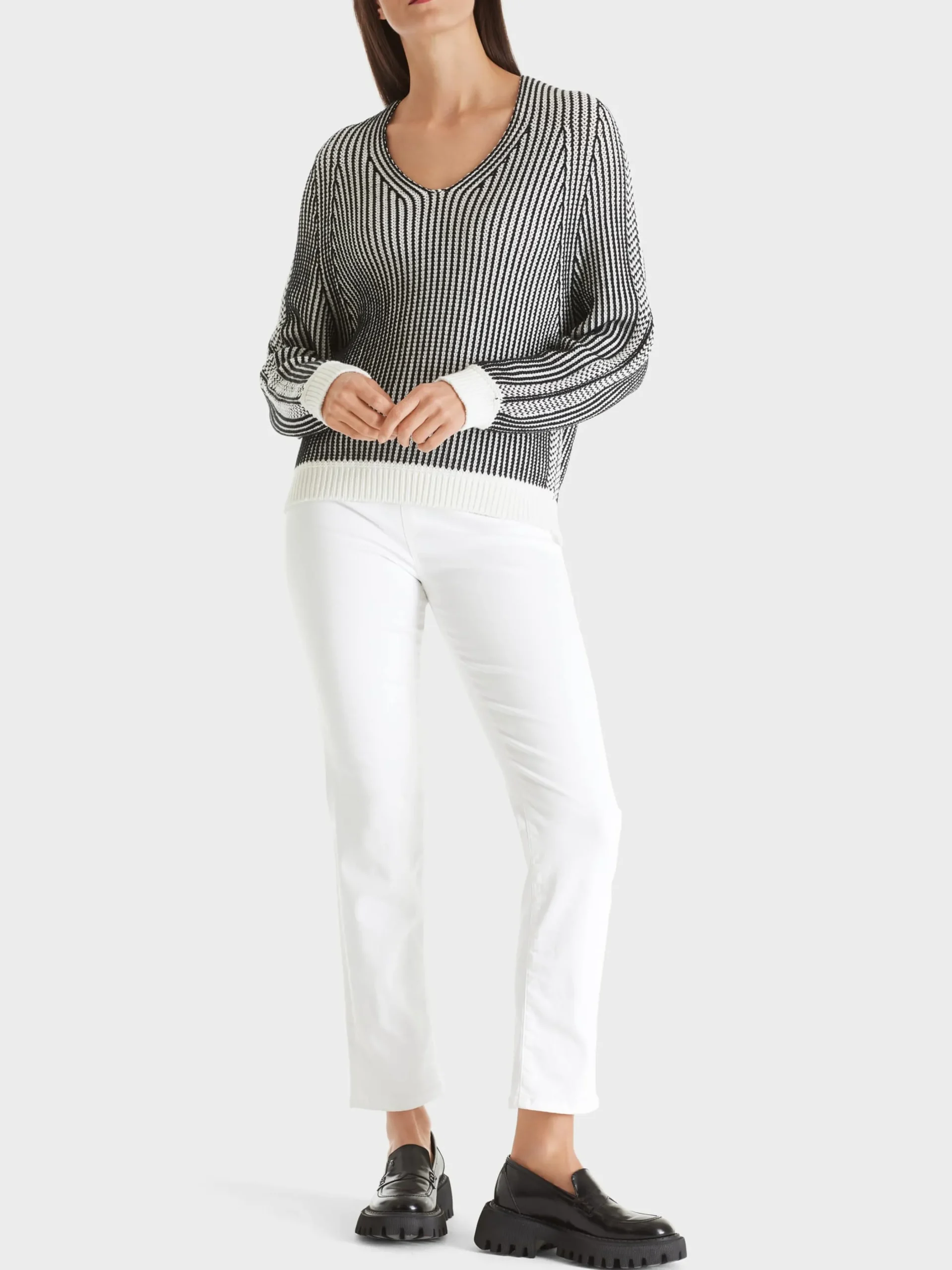 Marc Cain Jeans-„RETHINK TOGETHER“ JEANS SIENA white