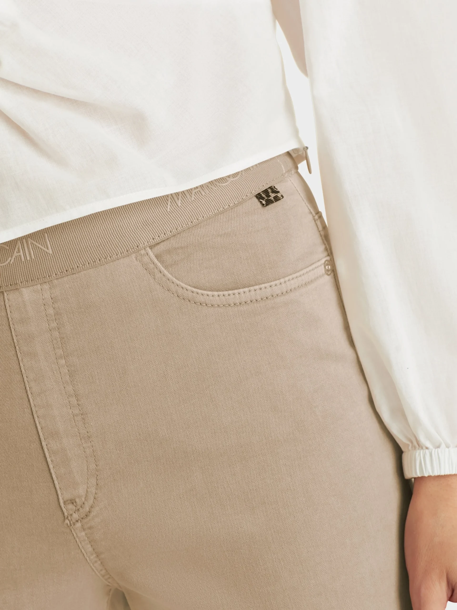 Marc Cain Jeans-"RETHINK TOGETHER" JEANS SIENA light stone