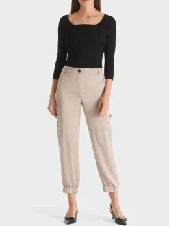 Marc Cain Hosen-„RETHINK TOGETHER“ MODELL RIDDER warm stone