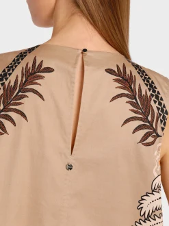 Marc Cain Kleider-ÄRMELLOSES KLEID IN A-LINIE deep sand