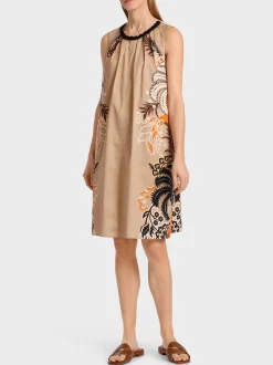 Marc Cain Kleider-ÄRMELLOSES KLEID IN A-LINIE deep sand