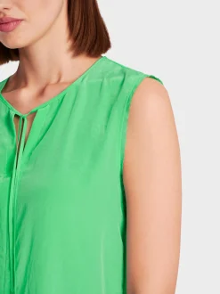 Marc Cain Shirts & Tops-ÄRMELLOSES TOP IN A-LINIE new neon green