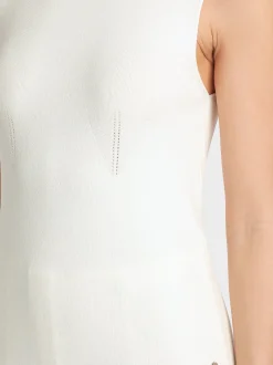Marc Cain Shirts & Tops|Strick-ÄRMELLOSES TOP KNITTED IN GERMANY off-white