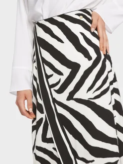 Marc Cain Röcke-ROCK IM ZEBRA-DESSIN white and black