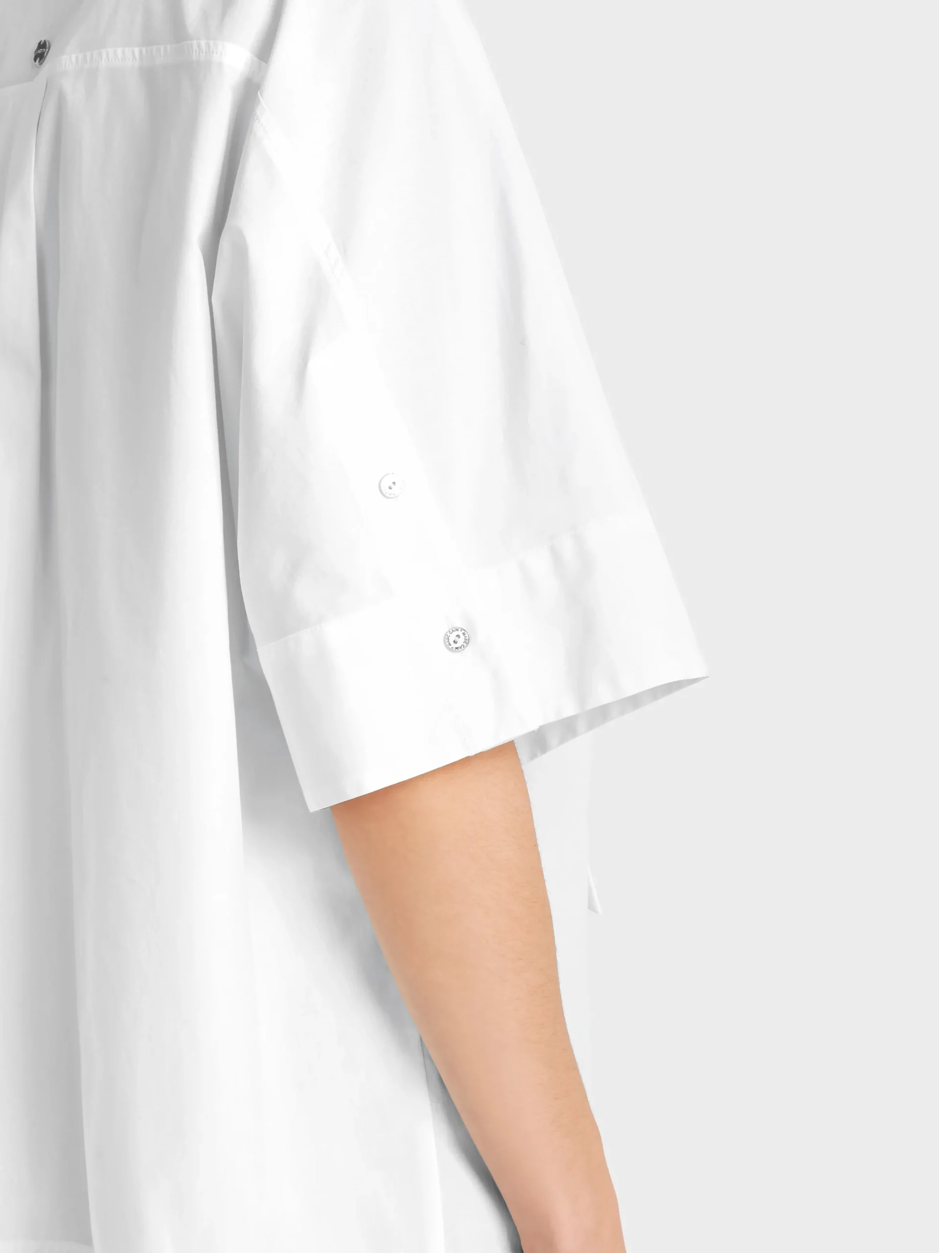 Marc Cain Blusen & Tuniken-SCHLUPPENBLUSE MIT KIMONO-ÄRMEL white